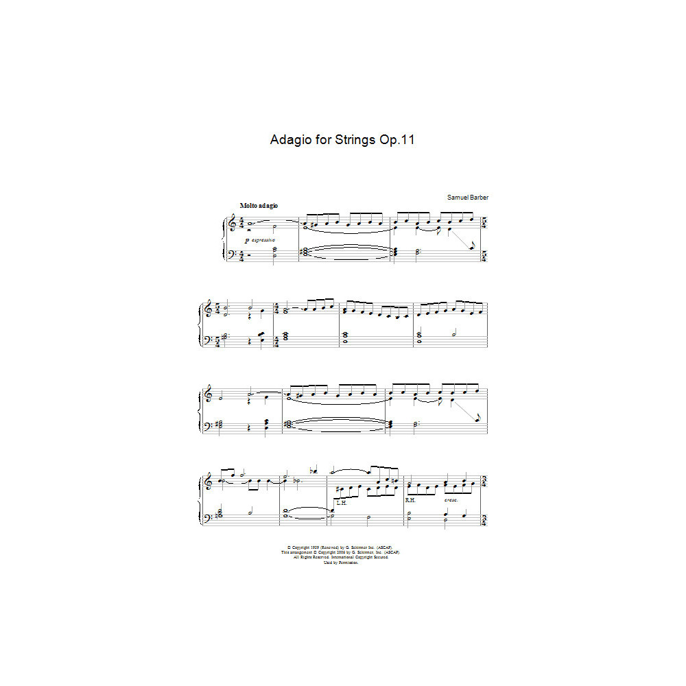 Adagio For Strings Op.11