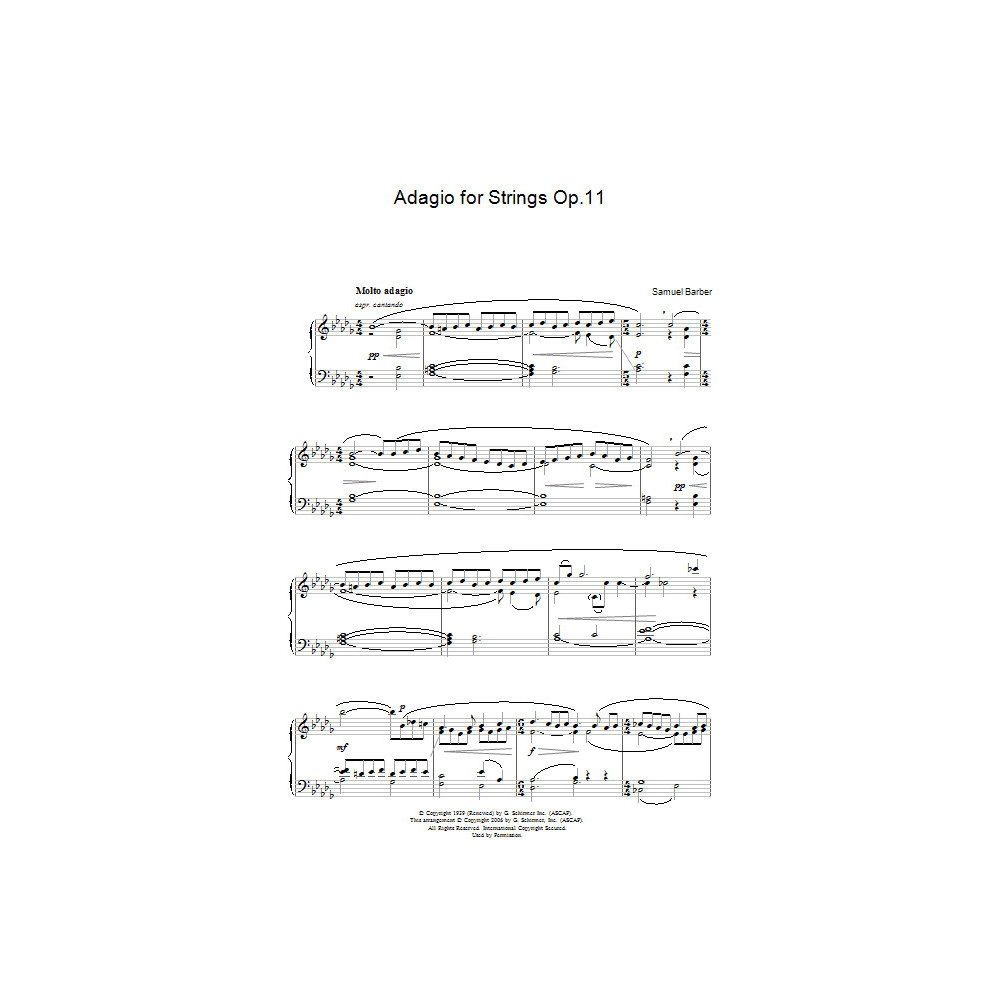Adagio For Strings Op.11
