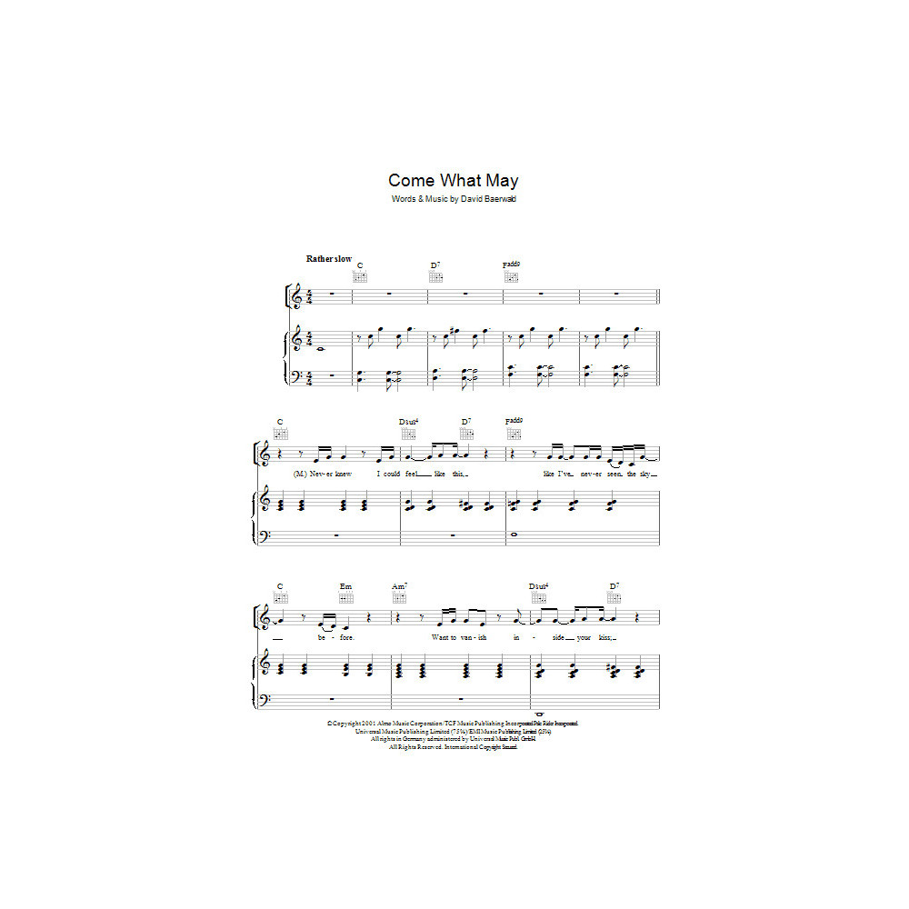 Come What May (from Moulin Rouge)