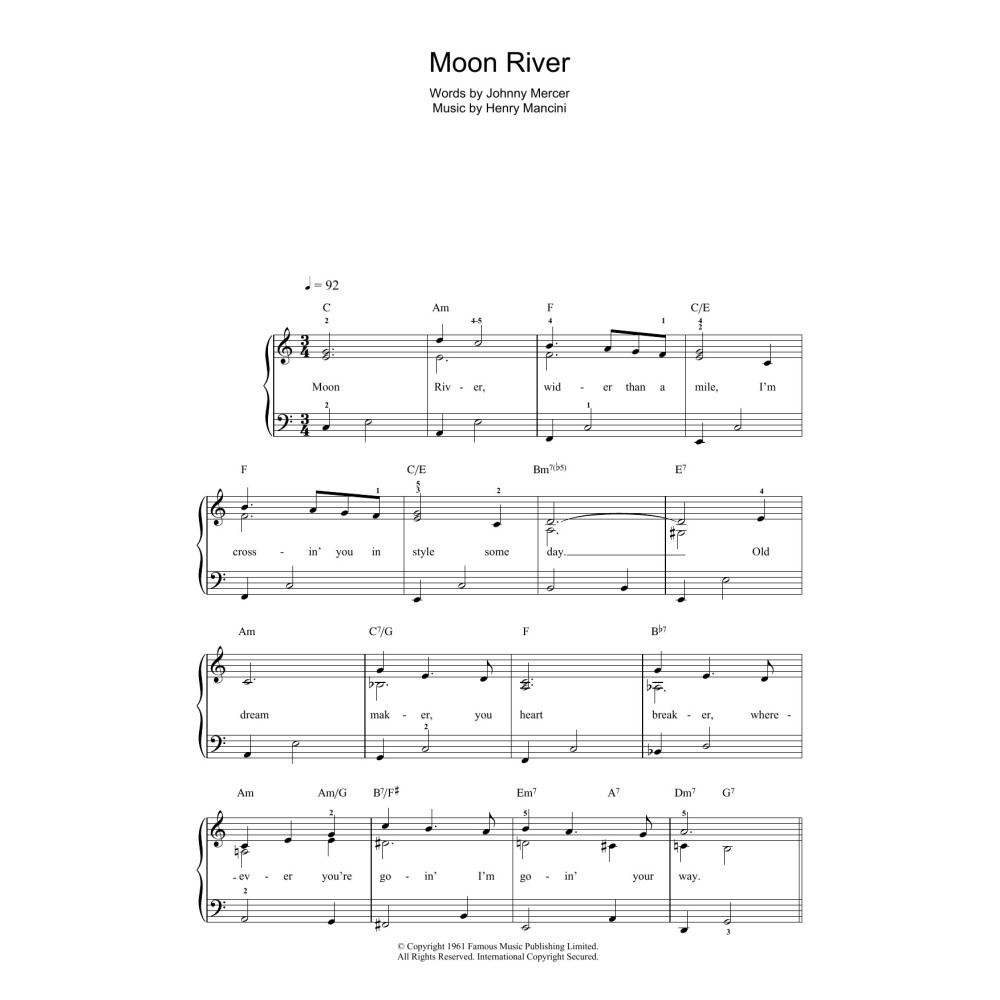 Moon River (aus Frühstück bei Tiffany''s)