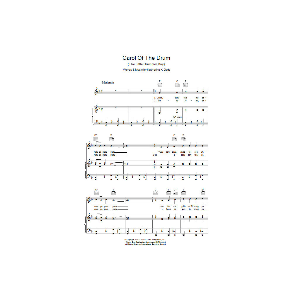 Carol Of The Drum (Der kleine Trommler)
