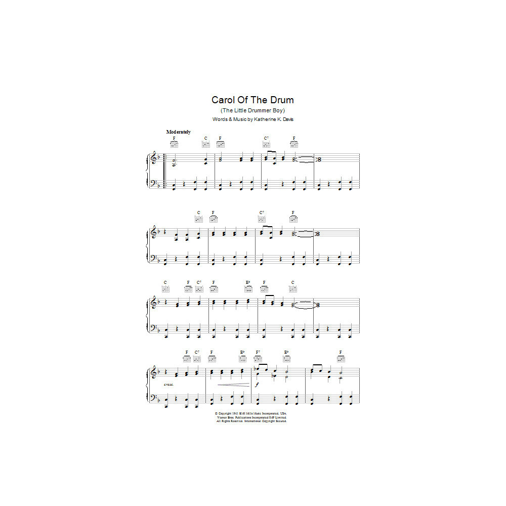 Carol Of The Drum (The Little Drummer Boy)