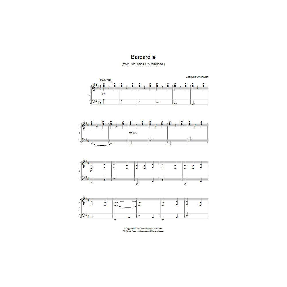 Barcarolle (from The Tales Of Hoffmann)
