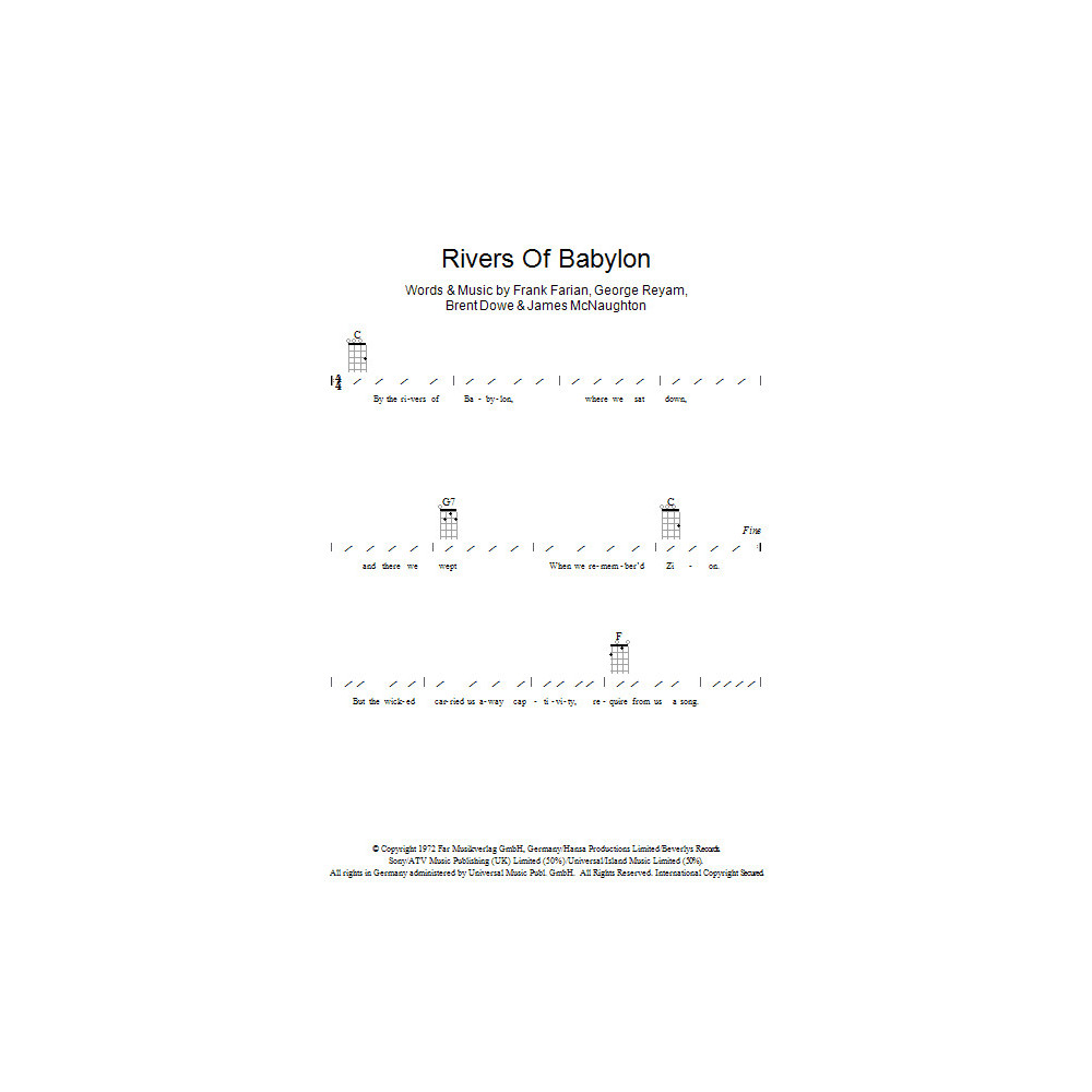 Rivers Of Babylon