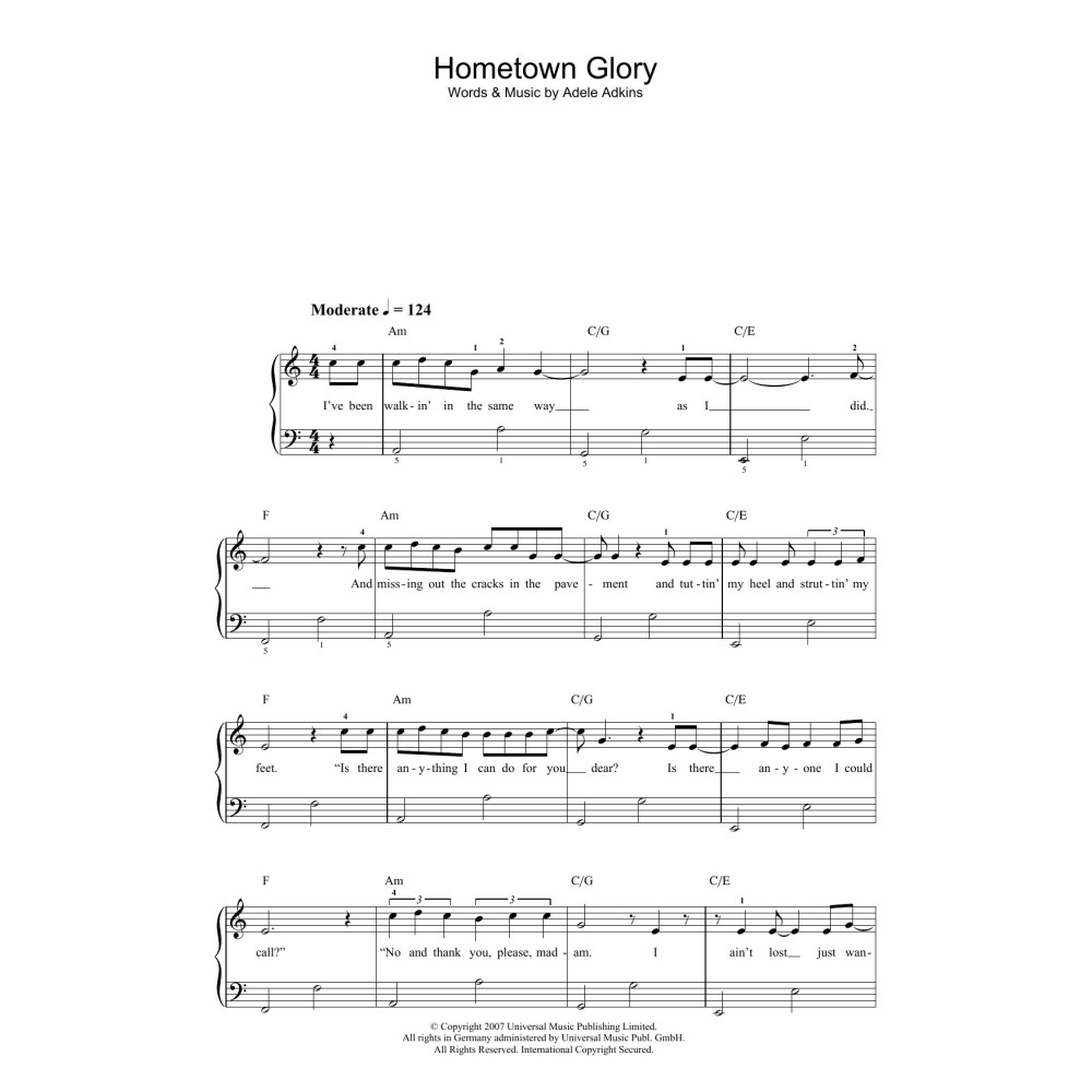 Hometown Glory (Radio Edit)