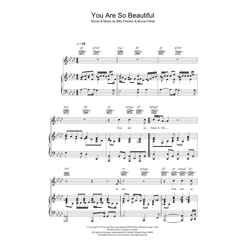 You Are So Beautiful