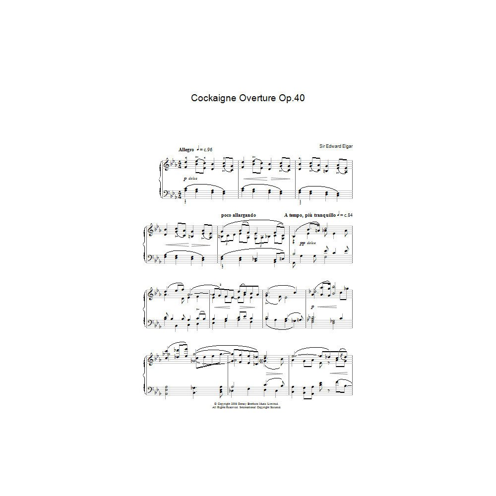 Cockaigne Overture Op.40