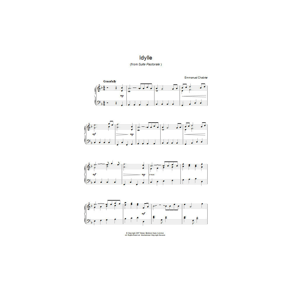 Idylle (from Suite Pastorale)