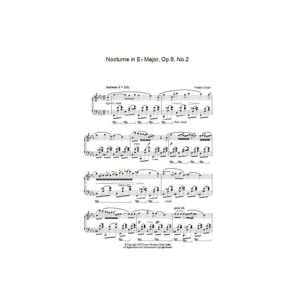 Nocturne In Eb Major, Op. 9, No. 2