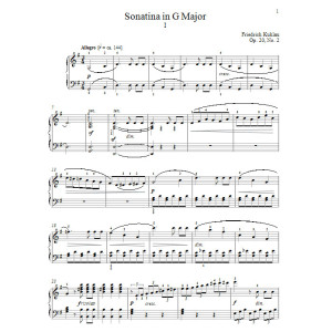 Sonatine In G-Dur, Op. 20, Nr. 2
