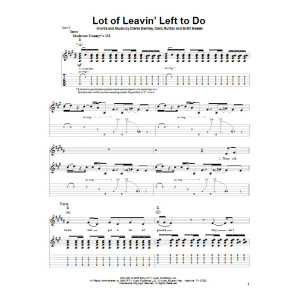 Lot Of Leavin' Left To Do