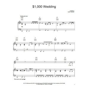 $1,000 Wedding