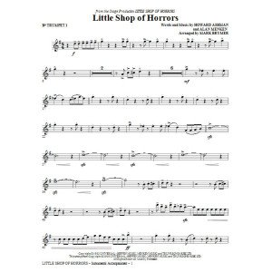 Little Shop Of Horrors (aus Little Shop of Horrors) (arr. Mark Brymer) - Bb Posaune 1