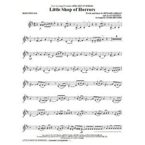 Little Shop Of Horrors (aus Little Shop of Horrors) (arr. Mark Brymer) - Baritonsaxophon
