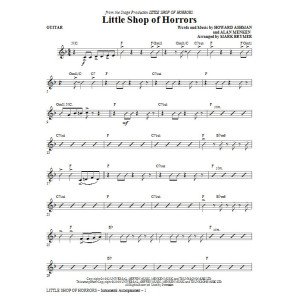 Kleine Laden Der Schrecken (aus Little Shop of Horrors) (arr. Mark Brymer) - Gitarre