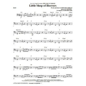 Kleines Horrorladen (aus Little Shop of Horrors) (arr. Mark Brymer) - Bass