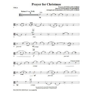 Prayer For Christmas - Viola