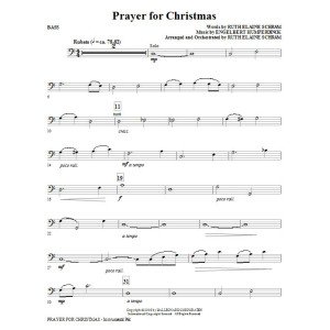 Prayer For Christmas - Bass