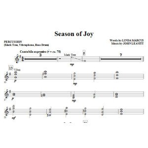 Season Of Joy - Percussion