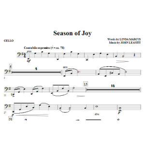 Season Of Joy - Cello