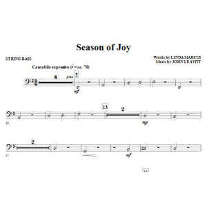 Season Of Joy - String Bass