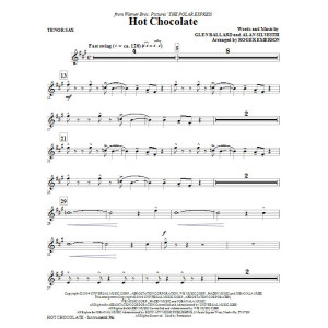Heiße Schokolade (aus Der Polarexpress) - Tenor-Saxophon