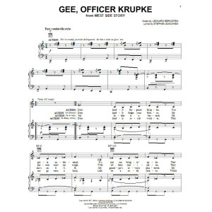 Gee, Officer Krupke (from West Side Story)