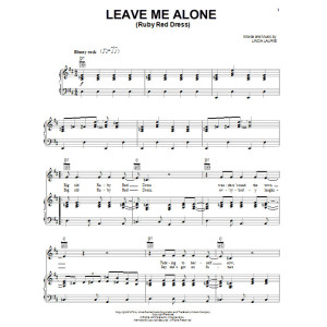 Leave Me Alone (Ruby Red Dress)