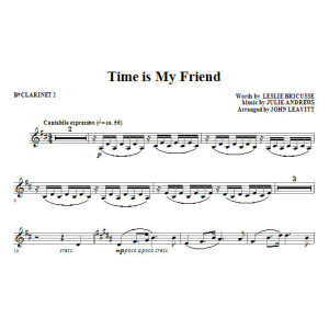 Time Is My Friend - Bb Clarinet 2