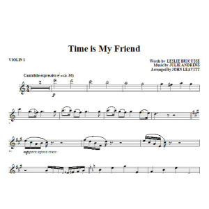 Time Is My Friend - Violin 1