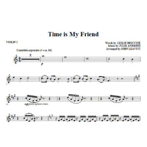 Time Is My Friend - Violin 2