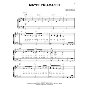 Maybe I'm Amazed
