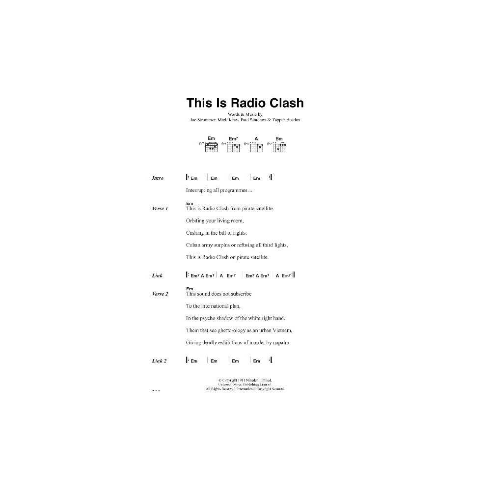 Dies ist Radio Clash