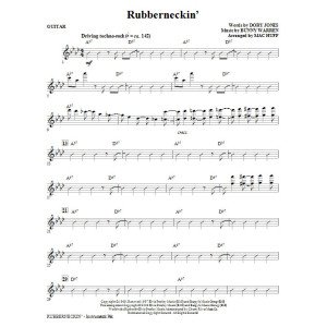 Rubberneckin' - Guitar