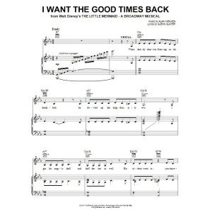 I Want The Good Times Back (from The Little Mermaid: A Broadway Musical)