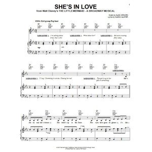 She's In Love (from The Little Mermaid: A Broadway Musical)