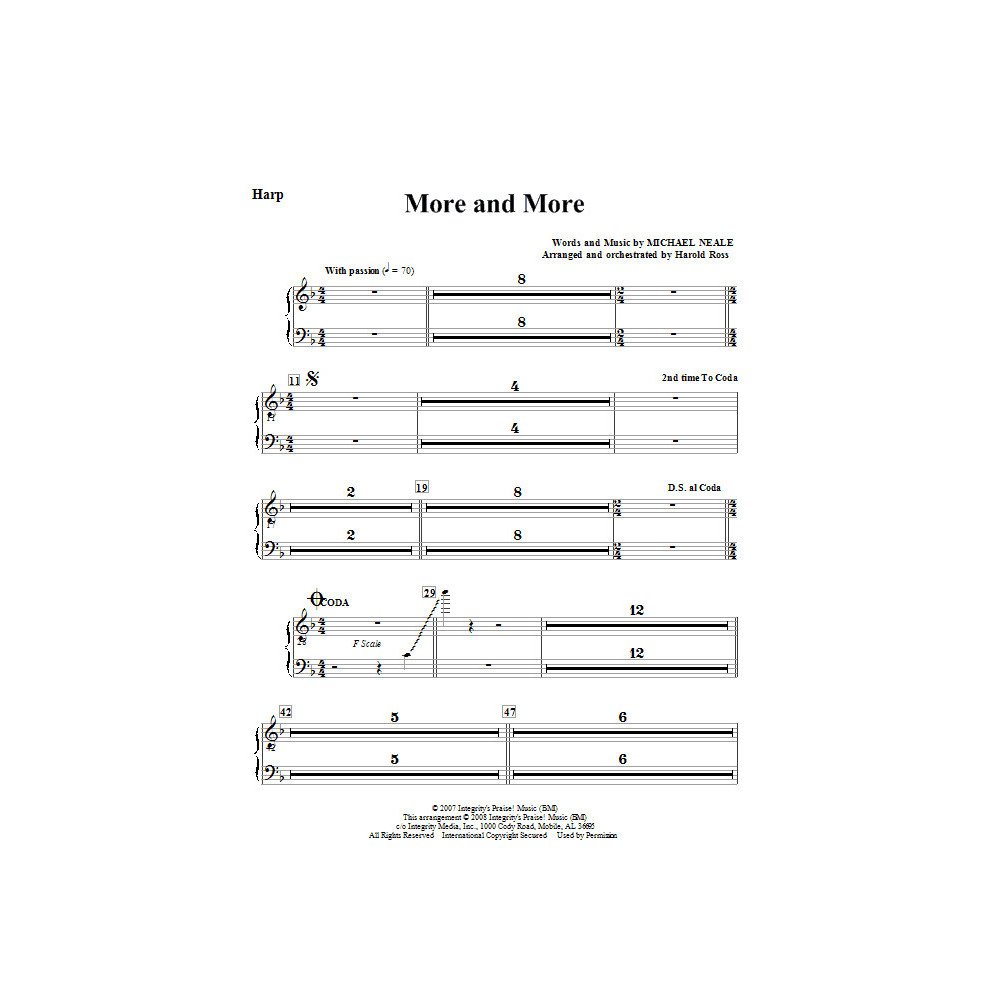 More And More - Harp