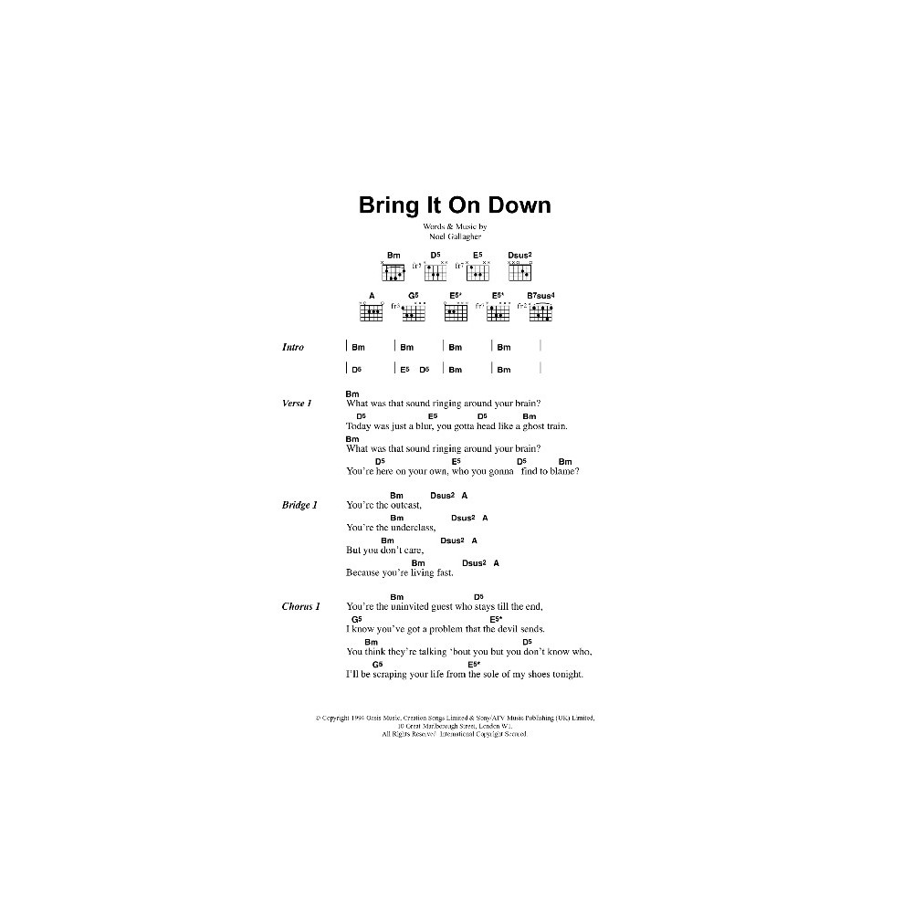 Bring It On Down