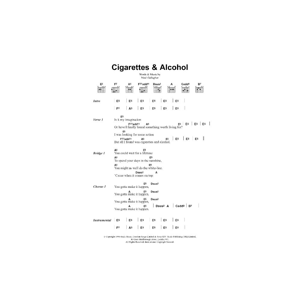 Cigarettes & Alcohol