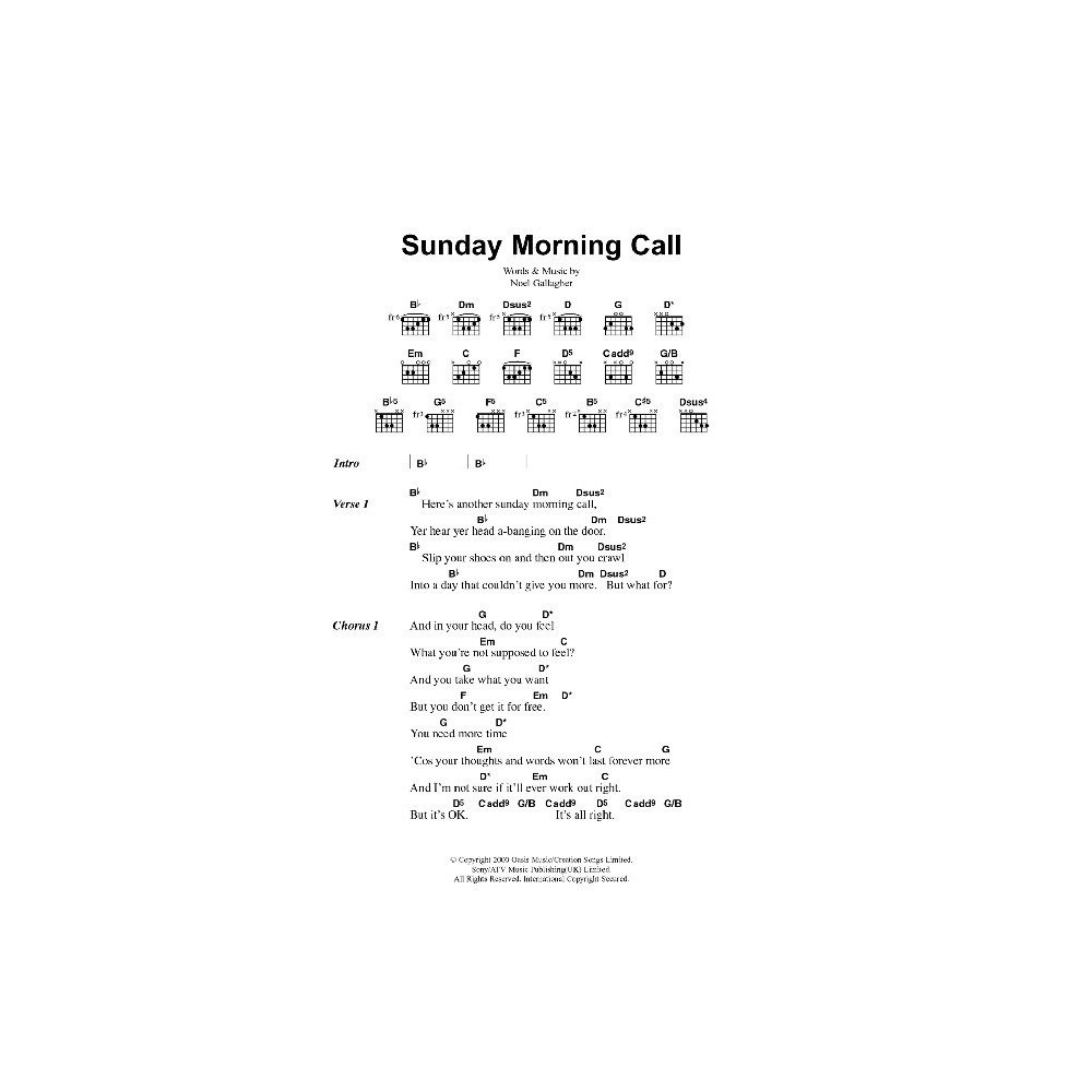 Sunday Morning Call