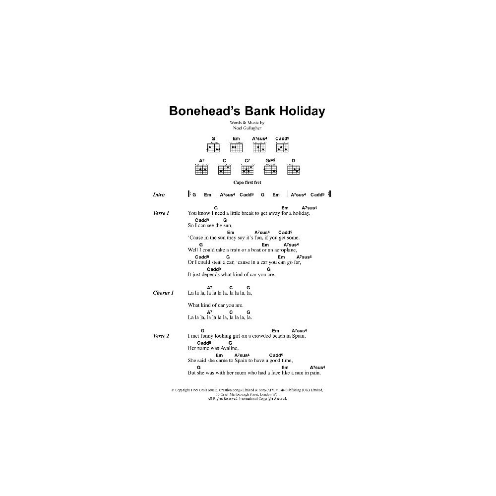 Bonehead's Bank Holiday
