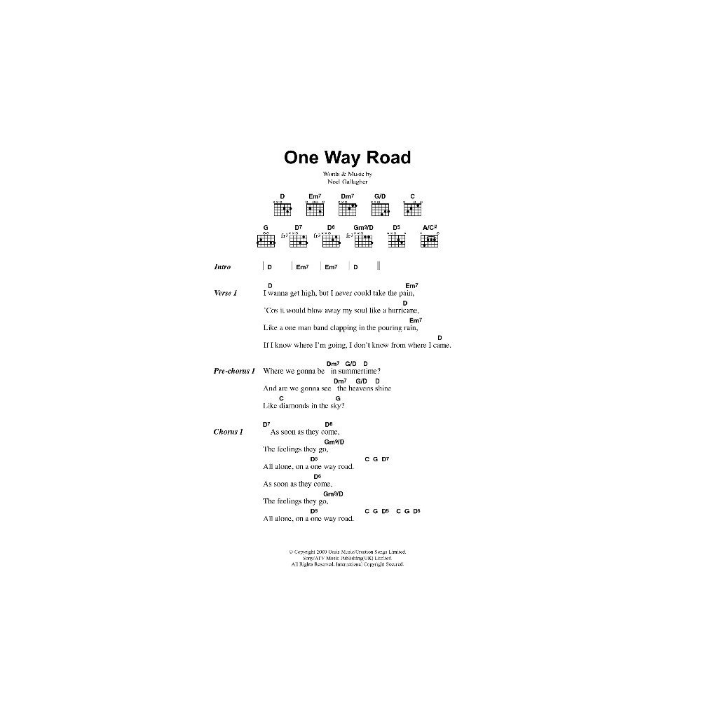 One Way Road