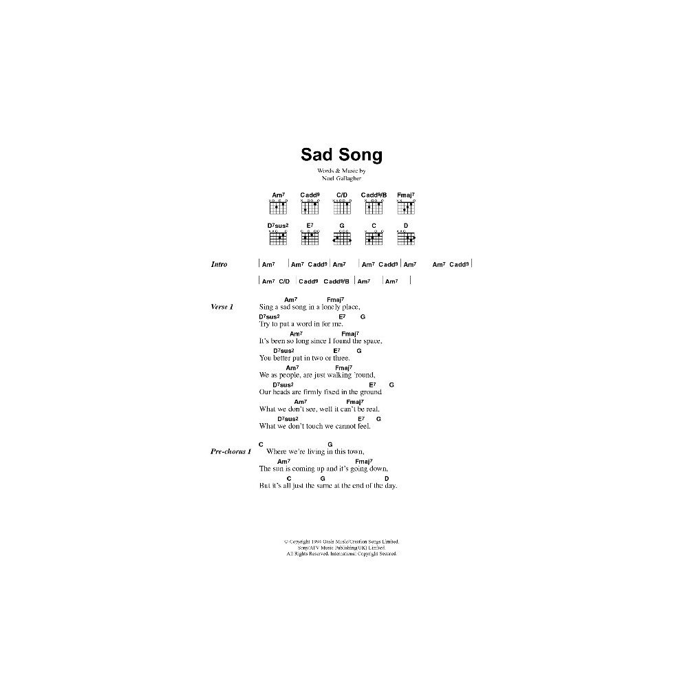 Sad Song