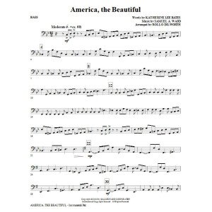 America, The Beautiful - Bass