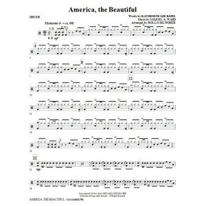 America, The Beautiful - Drums