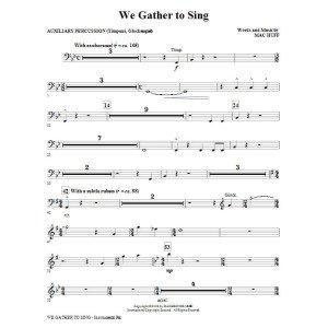 We Gather To Sing - Aux Percussion