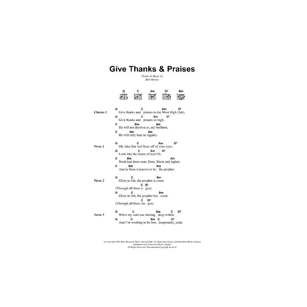 Give Thanks And Praises