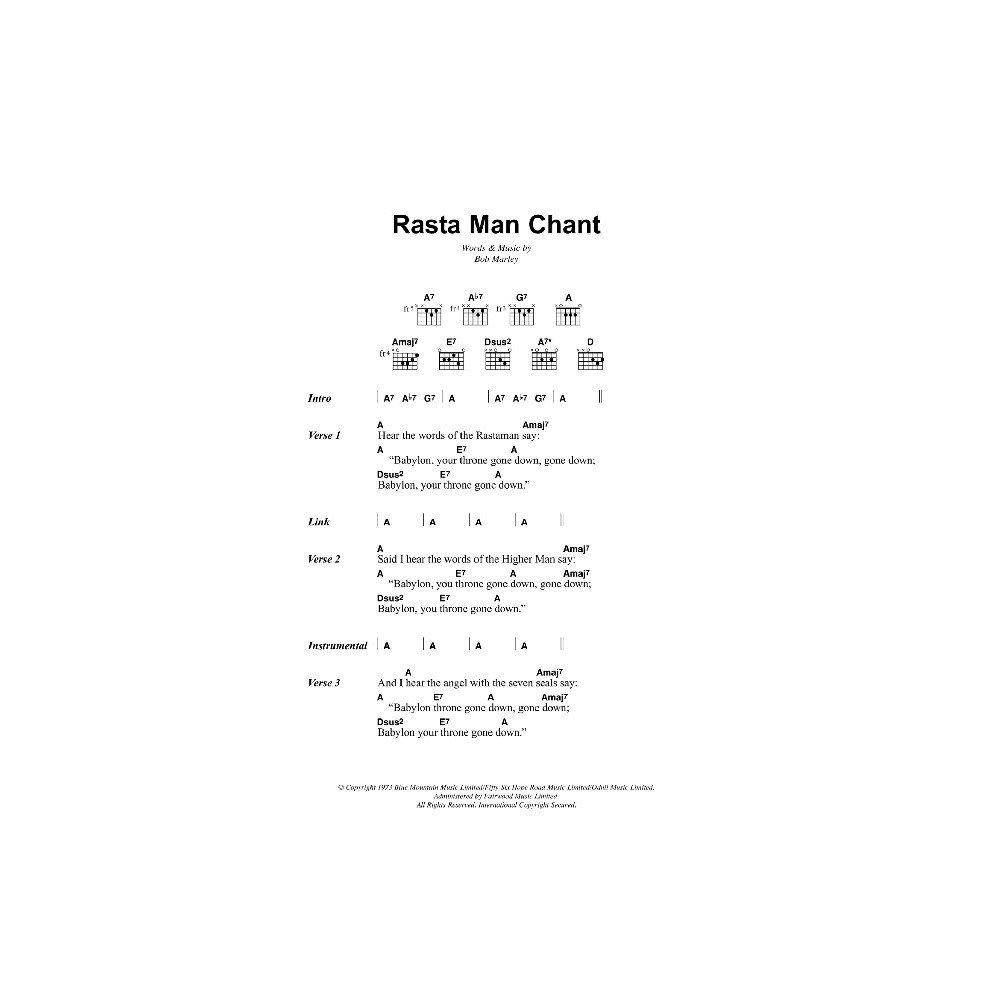 Rasta Man Chant