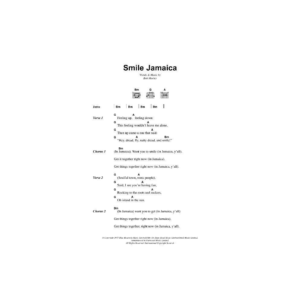 Lächeln Jamaika