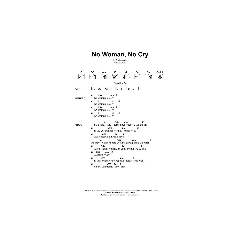 No Woman, No Cry